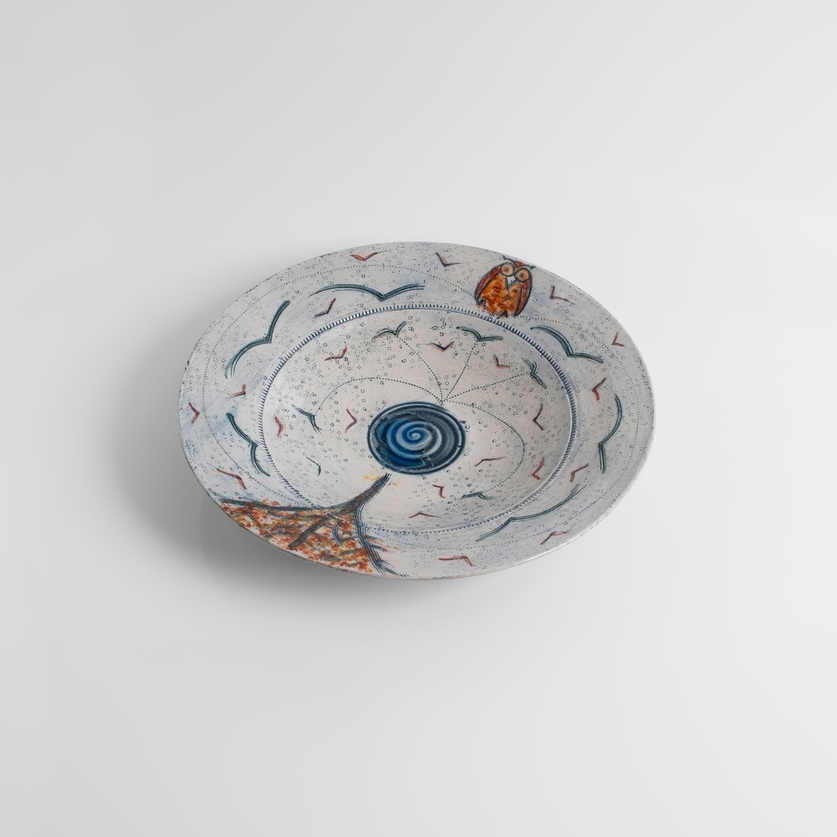 Beautiful Hand-Painted Ceramic Platter