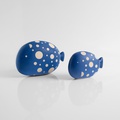 Blue fish with dots (large size)