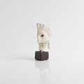 Classical Female Profile Stoneware Sculpture