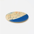 Beautifully colored round ceramic platter