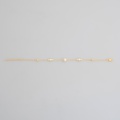 Silver bracelet gold-plated with pearl and zircon