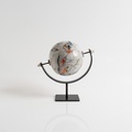 Ceramic globe with bird