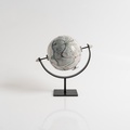Ceramic globe with bird