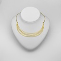 Imposing necklace in yellow gold