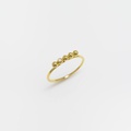 Modern gold ring with diamond