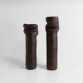 Ceramic vase with an asymmetrical cylindrical shape (large size)