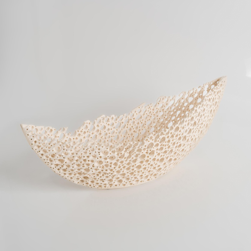 Εξαίσια φόρμα σε κεραμικό stoneware σε σχήμα βάρκας
