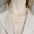 Brilliant diamond necklace of classical beauty in gold