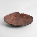 Large platter with rugged rim