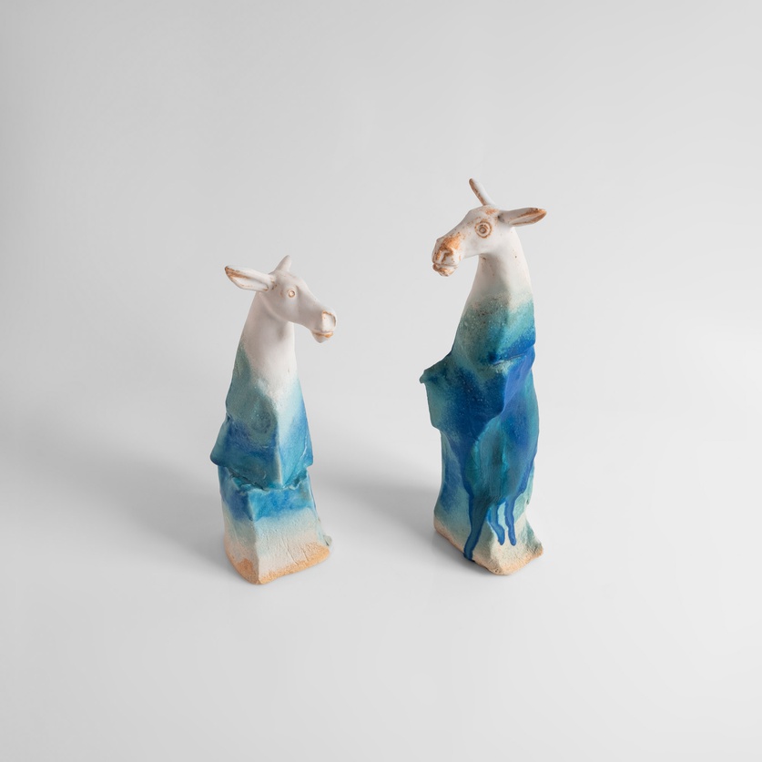 Decorative ceramic donkey (small size)