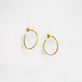 Beautiful hoops in K18 gold