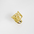 Ring "Meander" in yellow gold