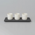 Porcelain candleholder (triple)