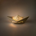 Porcelain boat with light