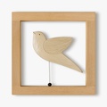 Ceramic bird wall piece