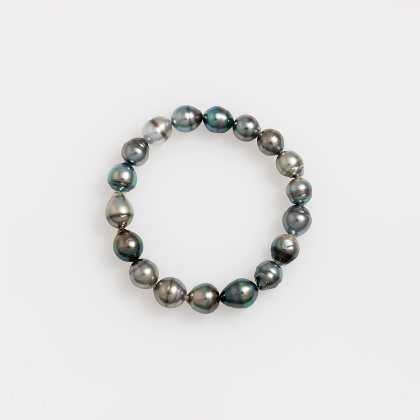 Beautiful Bracelet with Multicolour Tahitian Pearls