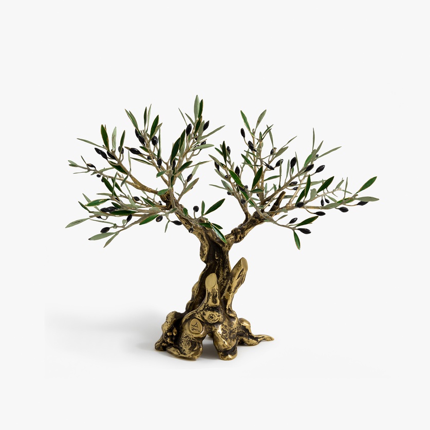 Εκπληκτικό μπρούτζινο δέντρο αιωνόβιας ελιάς