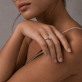 Stunning White Gold Halo Engagement Ring With Diamonds
