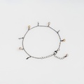 Silver bracelet with freshwater pearls