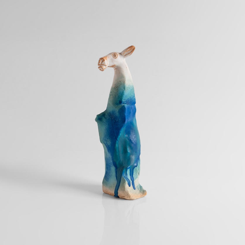 Decorative ceramic donkey (large size)