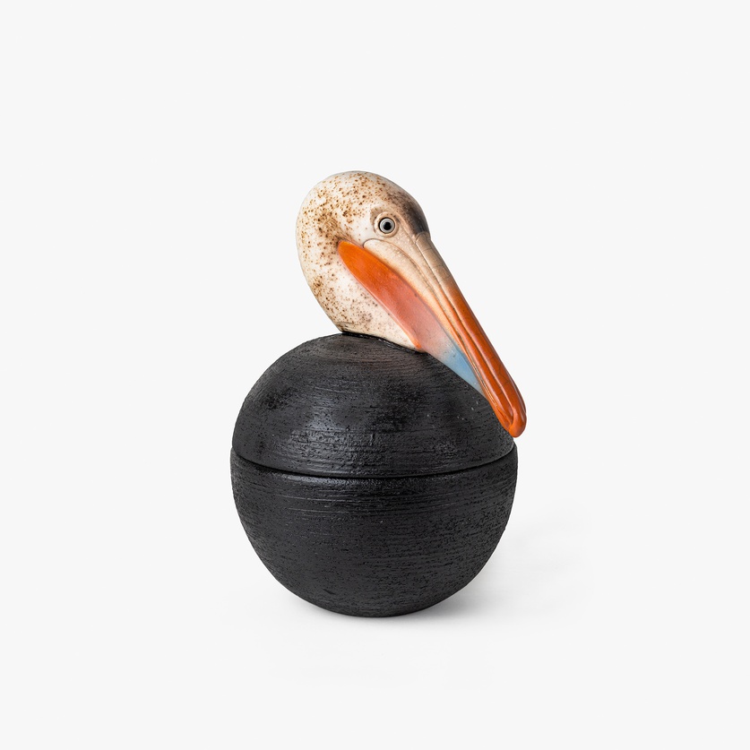 Astonishing ceramic pelican